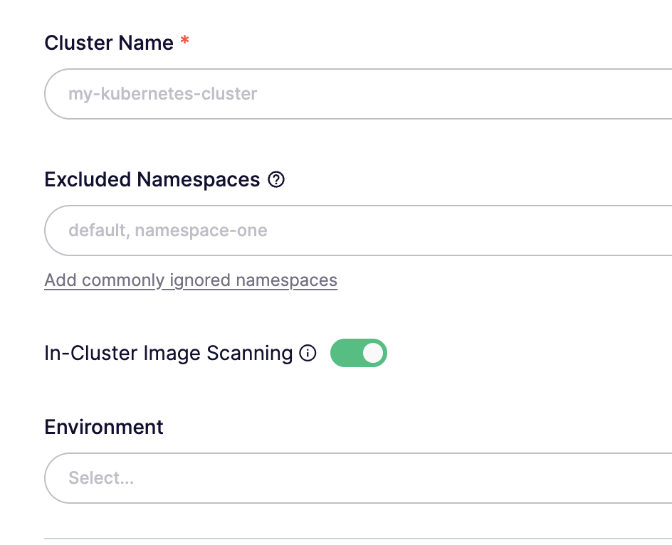 イメージスキャンを有効にした Aikido の Kubernetes クラスターオンボーディング