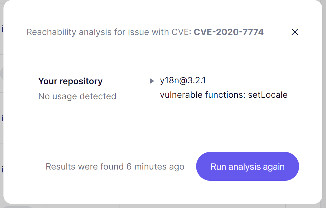 セキュリティ解析の結果、リポジトリ内でCVE-2020-7774の脆弱性の使用は見つかりませんでした。